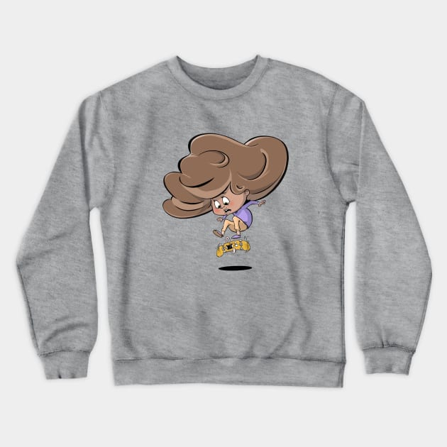 Get your flip on! Crewneck Sweatshirt by Matty Mitchell